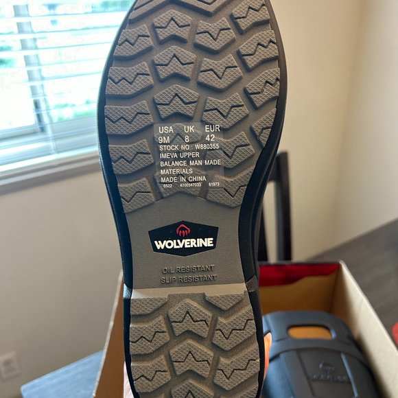 Wolverine Black Boots- NEW - Picture 4 of 6